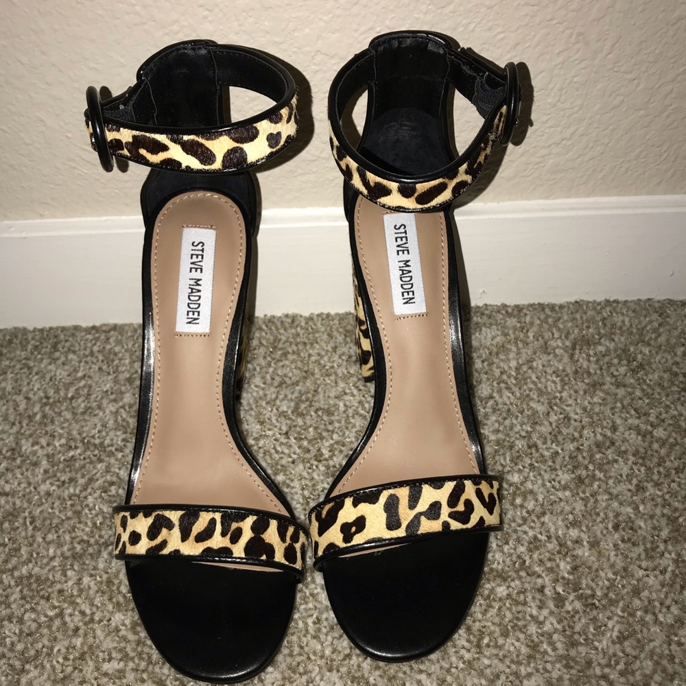 Steve Madden leopard “Friday” heel